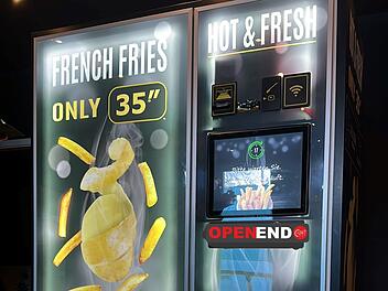 Erlangen: Eröffnungstermin für Kiosk mit Pommes-Automat steht fest - Gratis-Fritten am ersten Tag