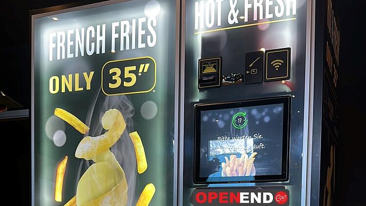 Erlangen: Eröffnungstermin für Kiosk mit Pommes-Automat steht fest - Gratis-Fritten am ersten Tag