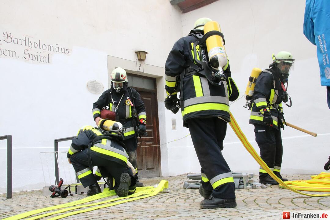 Feuerwehr Hollfeld Großübung
