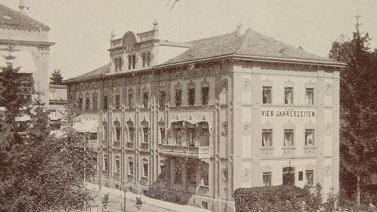 Das HOtel Vier Jahreszeiten früher...  Foto: Archiv/Saale-Zeitung