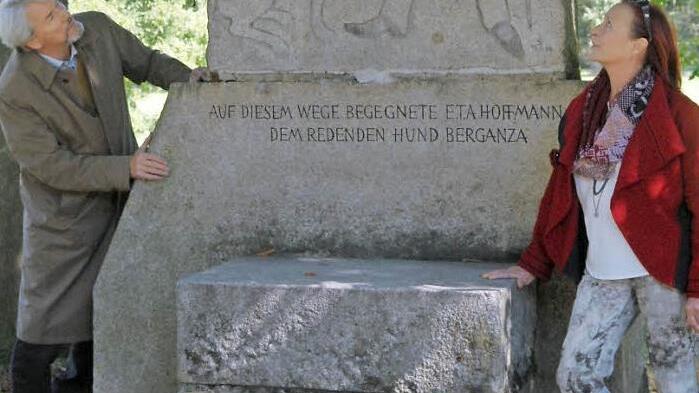 Bernhard Gehringer mit seiner Frau Ursel bei E.T.A. Hoffmann  Foto: Brodmerkel