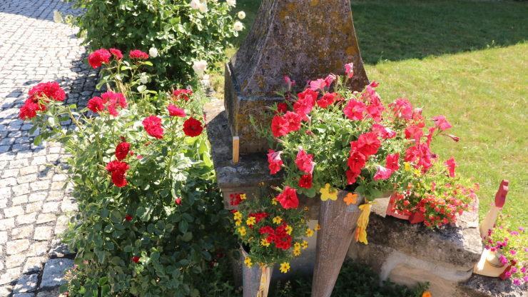 Wasmuthhausen hatte sich herausgeputzt - überall Blumen und Blüten und viel Grün.