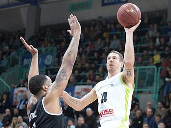 Nate Linhart und Medi Bayreuth treffen im letzten Gruppenspiel auf Charleroi. Foto: Arch/P. Mualrczyk