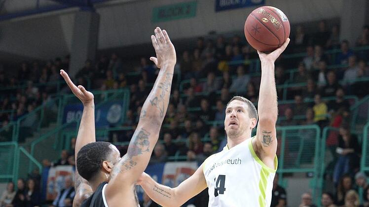Nate Linhart und Medi Bayreuth treffen im letzten Gruppenspiel auf Charleroi. Foto: Arch/P. Mualrczyk