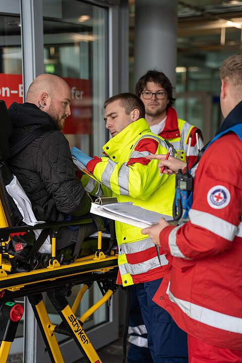 Großübung am Nürnberger Flughafen