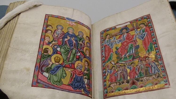 In der Ausstellung kann der "Bamberger Psalter" mit seinem Hornplatteneinband im Original bewundert werden. Foto: Marion Krüger-Hundrup