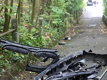 Unfall in der Langen Gasse in Coburg Foto: Michael Stelzner