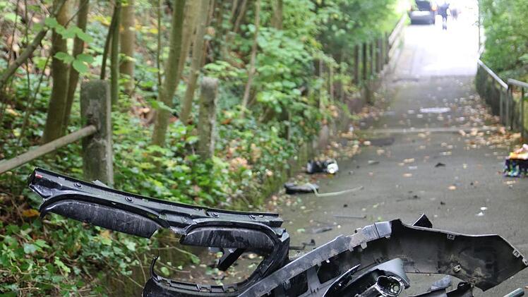 Unfall in der Langen Gasse in Coburg Foto: Michael Stelzner