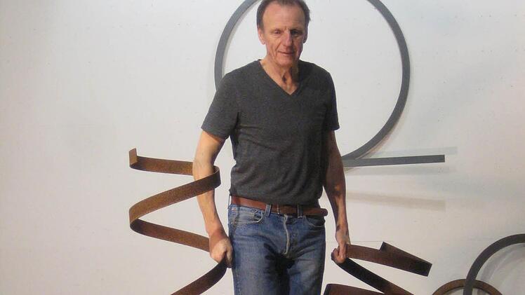 Bernd Wagenhäuser lässt "die Spirale um den Kreis kreiseln". Foto: Wagenhäuser