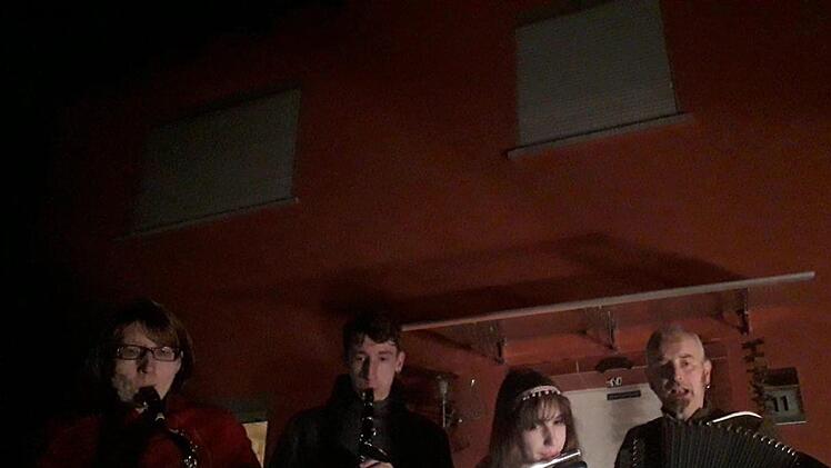 Die Musiker vom MV Weißenbrunn spielten jeder von zuhause aus. Foto: privat