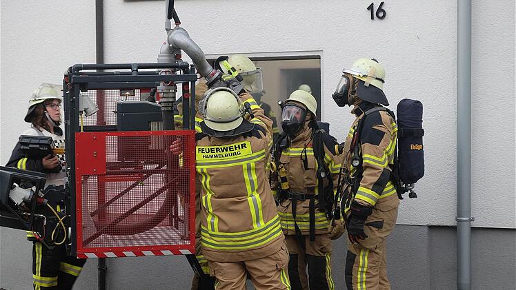 Die Herbstübung der Feuerwehr fand heuer in Westheim statt. Foto: Gerd Schaar