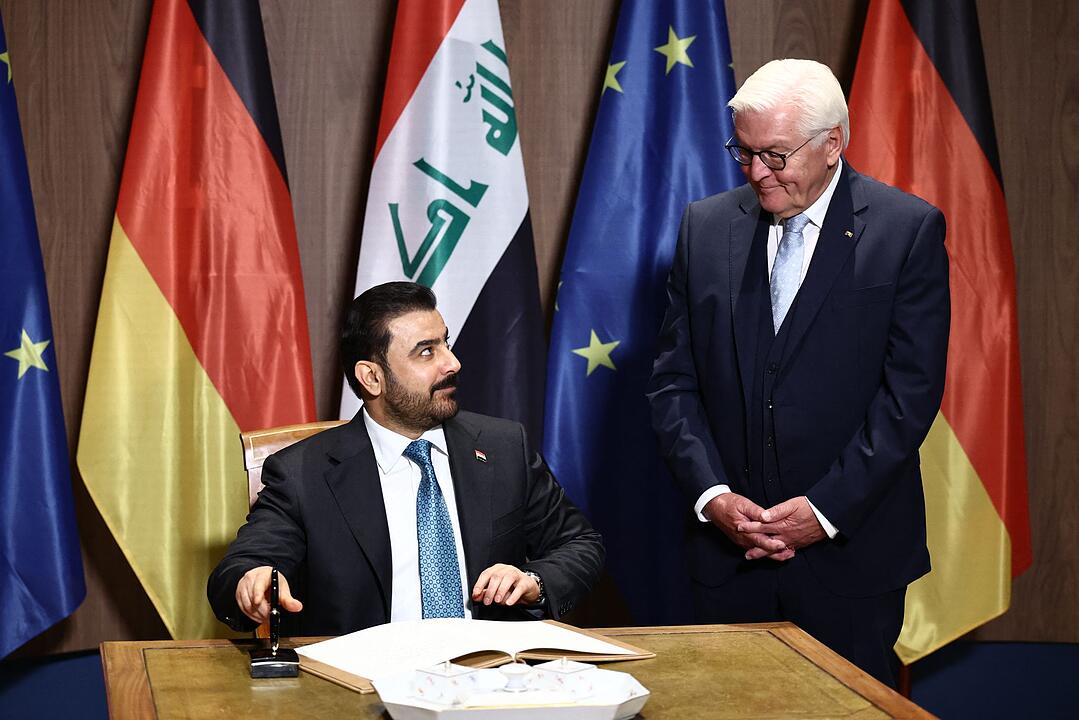 Iraks Ministerpr&auml;sident Ali Falih Kadhim al-Saidi in Berlin