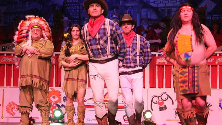 Das Hummeltaler Männerballett. Foto: Sonja Adam