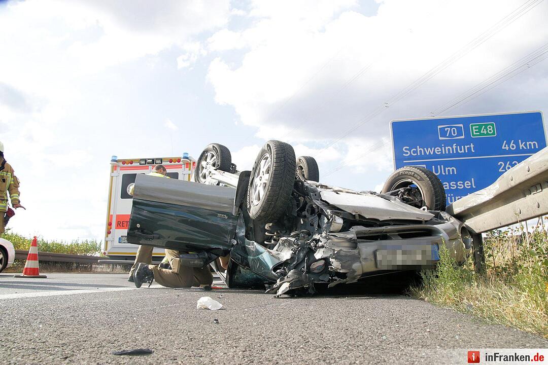Unfall auf der A70 bei Viereth