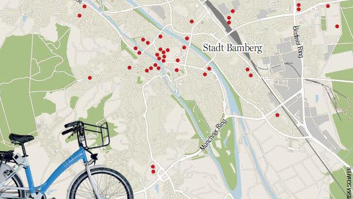 An über 18 Punkten sollen künftig E-Bike-Stationen die Stadt erschließen. Das erste Echo auf die Initiative einer spanischen Firma ist viel versprechend.