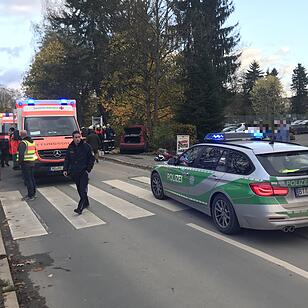 Schwerer Unfall am Zebrastreifen an Therme Bad Steben