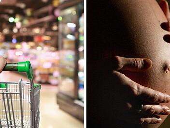 Randale im Norma in Würzburg: Frau (36) wirft mit Flaschen und boxt Schwangeren in den Bauch