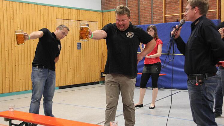Ausdauer bewiesen: Joachim Schmitt und Magnus Harnold.