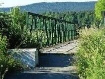 Die einstige Theisauer Brücke Foto: Archiv