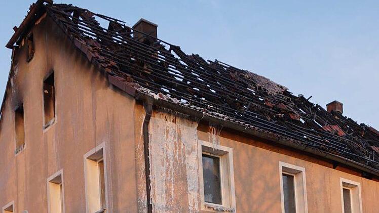 Am Tag nach dem Brand