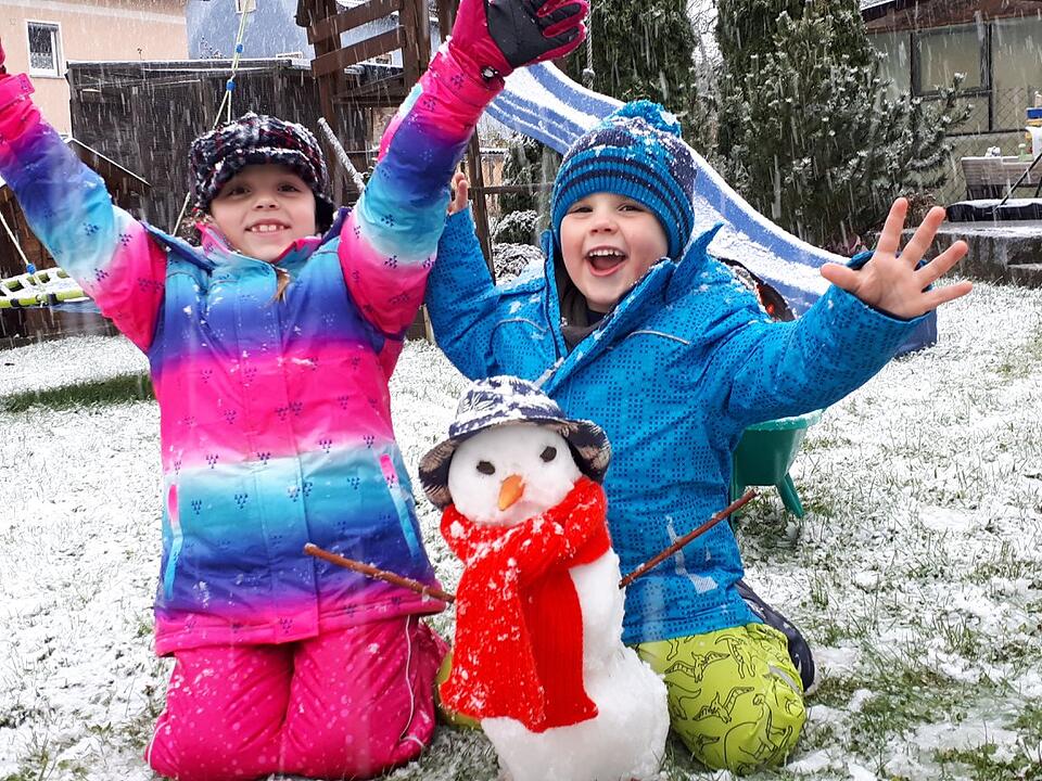 Leserbilder: Der erste Schnee in Franken