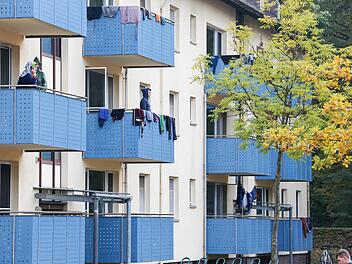 Die Ankunfts- und RÜckführungseinrichtung in Bamberg ist derzeit noch mit 528 Flüchtlingen belegt. Die Zahlen fallen derzeit ständig. Foto: Matthias Hoch/Archiv