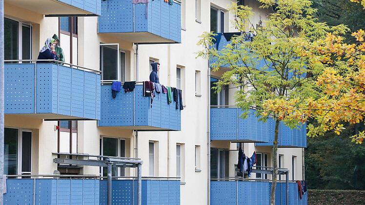 Die Ankunfts- und RÜckführungseinrichtung in Bamberg ist derzeit noch mit 528 Flüchtlingen belegt. Die Zahlen fallen derzeit ständig. Foto: Matthias Hoch/Archiv