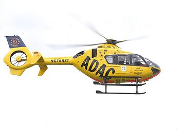 Ein Motorradfahrer musste nach einem Unfall im Landkreis Hof mit dem Hubschrauber in eine Klinik gebracht werden. Symbolbild: NEWS5/Haag