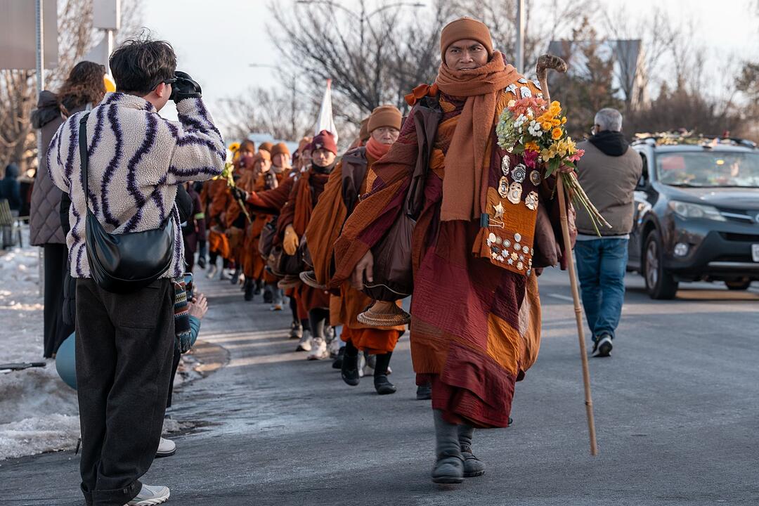Walk of Peace - US-M&ouml;nche marschieren von Texas nach Washington