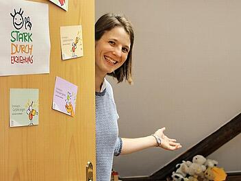 &bdquo;Herein, bitte!&ldquo; &ndash; Adina Krause ist die neue Leiterin der Caritas-Beratung f&uuml;r Familien.