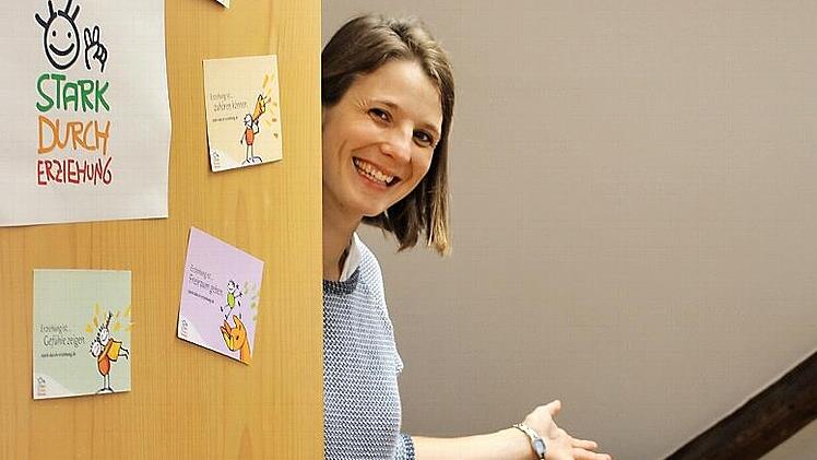 „Herein, bitte!“ – Adina Krause ist die neue Leiterin der Caritas-Beratung für Familien.