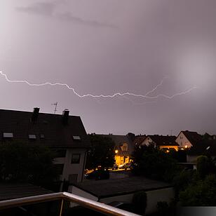 Gewitter ueber Fuerth