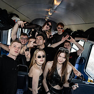 Der Party Zug war wieder unterwegs.