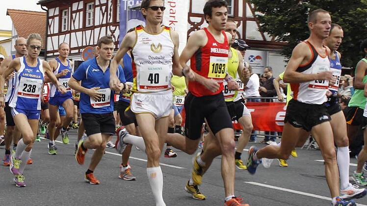 Der Fränkische-Schweiz-Marathon startet in Forchheim und endet in Ebermannstadt.  Foto: p