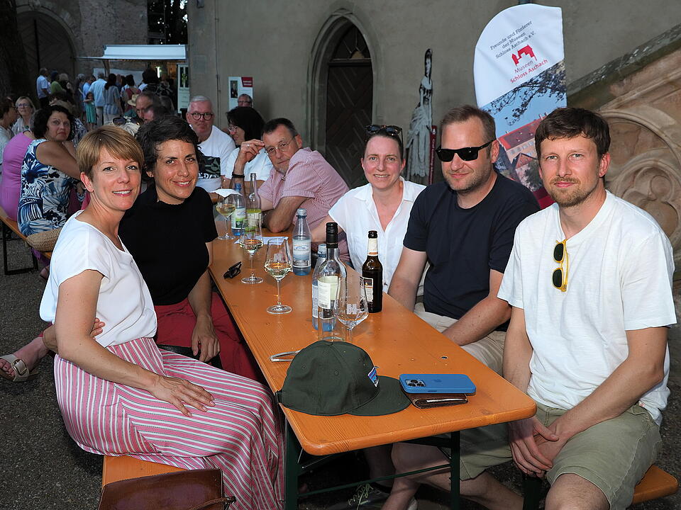 Das Fest fand im Schlosspark statt.