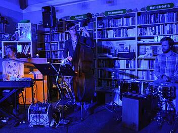 "Annika Frerichs & Band" beim Bookshop-Konzert im Bücher-Pavillon in Bad Bocklet Foto: Björn Hein
