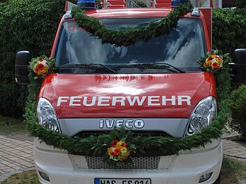 Herausgeputzt ist das neue Fahrzeug der FFW Schönbrunn. Foto: Günther Geiling