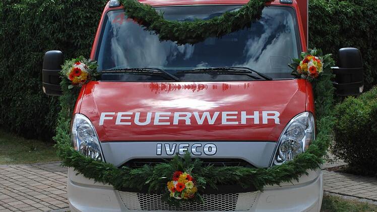 Herausgeputzt ist das neue Fahrzeug der FFW Schönbrunn. Foto: Günther Geiling