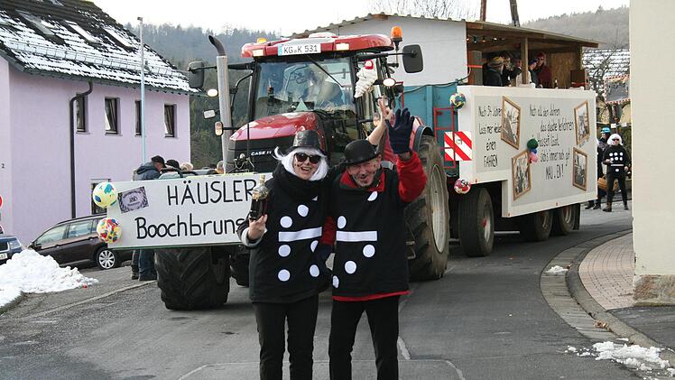 Faschingsumzug in Oehrberg. Foto: Gabriele Sell