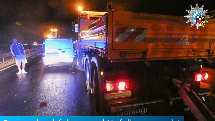 A9 bei N&uuml;rnberg: Der ungeduldige Fahrer fuhr in den abgesicherten Bereich