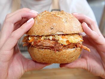 Pulled Schäuferle Burger