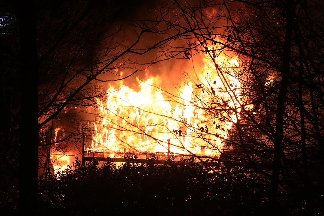 Breitengüßbach: Asylbewerberheim steht in Flammen