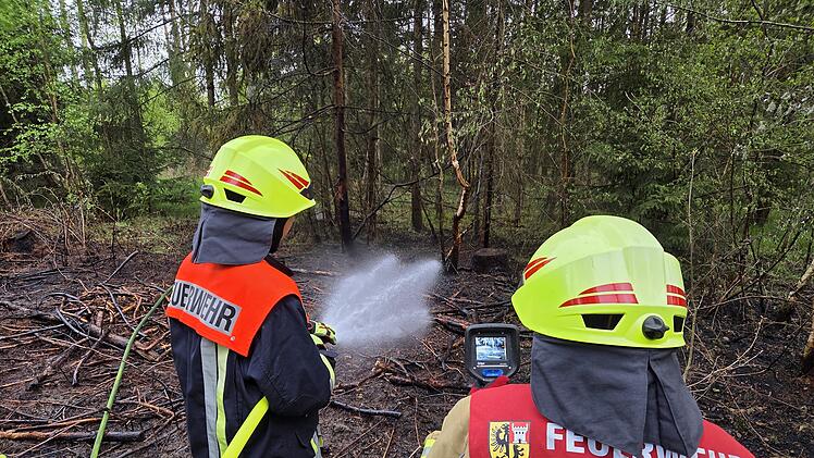 Waldbrand im Kreis Neustadt an der Aisch