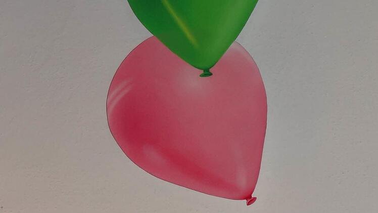 Zwei von Rießbecks Luftballons