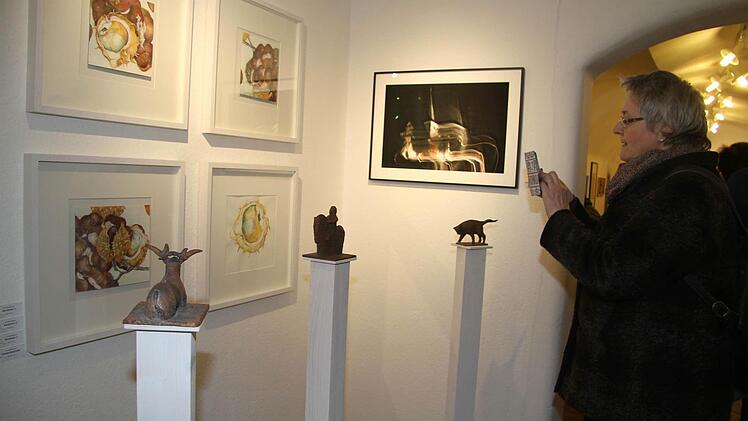 Das Atelier Schobert beherbergt Kunstwerke von internationalem Rang. In den Werken von Oliver Barfknecht geht es um die Auflösung klar strukturierter dreidimensionaler Räume. Fotos: Sonny Adam