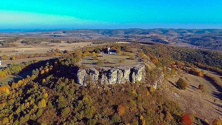 Der Staffelberg bei Bad Staffelstein.