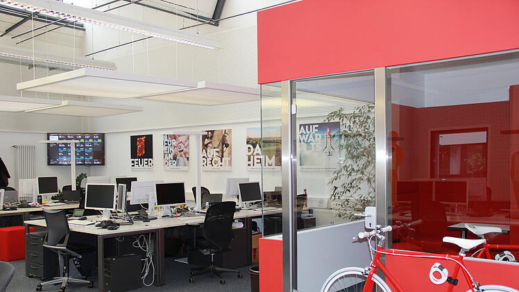 Unser inFranken.de Büro in der Gutenbergstraße in Bamberg. Foto: Emma-Louise Rölling / inFranken.de