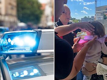 M&uuml;nchner Feuerwehr befreit M&auml;dchen aus Klobrille