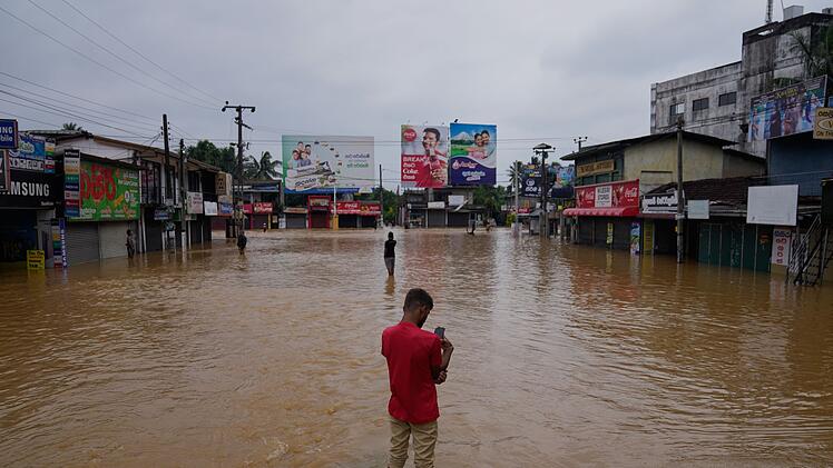 Überschwemmungen in Sri Lanka