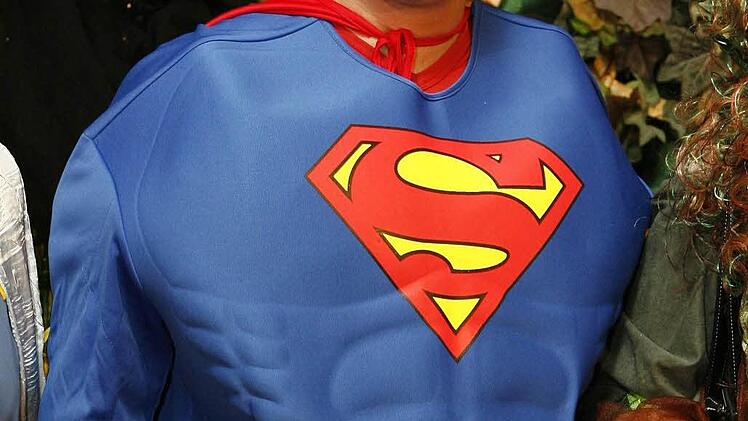 Florian Pronold als Superman (2009), Foto: Daniel Karmann, dpa